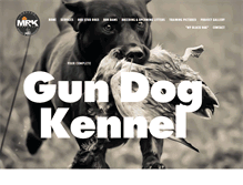 Tablet Screenshot of magnumrunkennels.com